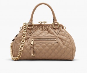 Marc Jacobs Re-Edition Vattert Lær Stam Håndveske Brune | Norge_MJ46923