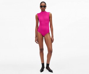 Marc Jacobs Seamless Monogram Bodysuit Topper Rosa | Norge_MJ85256