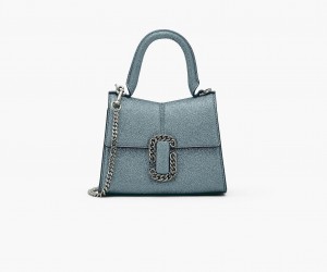 Marc Jacobs The Galactic Glitter St. Marc Mini Top Handle Mini Vesker Sølv | Norge_MJ22450