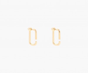 Marc Jacobs The J Marc Hoops Øredobber Gull | Norge_MJ55448