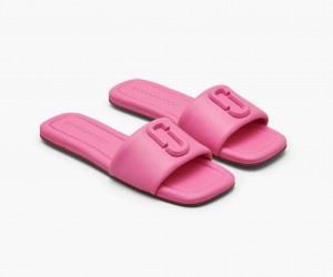 Marc Jacobs The J Marc Lær Sandaler Rosa | Norge_MJ52116