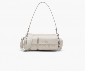 Marc Jacobs The Lær Cargo Crossbody Veske Sølv | Norge_MJ54201