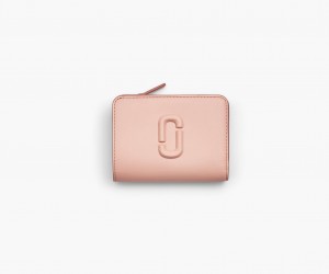 Marc Jacobs The Lær J Marc Mini Compact Lommebok Rosa | Norge_MJ67455