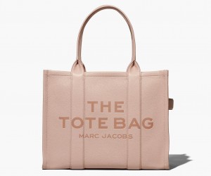 Marc Jacobs The Lær Large Tote Veske Rosa | Norge_MJ87290