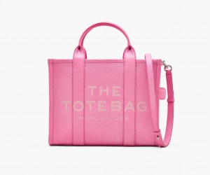 Marc Jacobs The Lær Medium Tote Veske Rosa | Norge_MJ26035