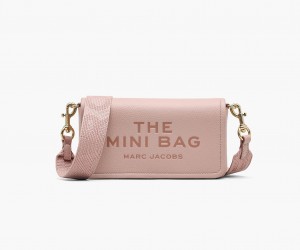 Marc Jacobs The Lær Mini Crossbody Veske Rosa | Norge_MJ14235