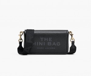 Marc Jacobs The Lær Mini Crossbody Veske Svarte | Norge_MJ50744