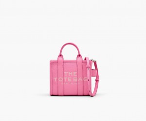 Marc Jacobs The Lær Mini Tote Crossbody Veske Rosa | Norge_MJ37577