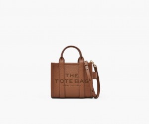 Marc Jacobs The Lær Mini Tote Mini Vesker Brune | Norge_MJ82357