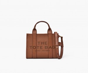 Marc Jacobs The Lær Small Tote Veske Brune | Norge_MJ88628