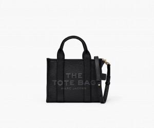 Marc Jacobs The Lær Small Tote Veske Svarte | Norge_MJ14358