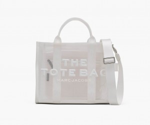 Marc Jacobs The Mesh Medium Tote Veske Hvite | Norge_MJ57880