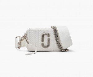 Marc Jacobs The Monogram Debossed Snapshot Crossbody Veske Hvite | Norge_MJ97912