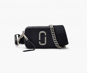 Marc Jacobs The Monogram Debossed Snapshot Crossbody Veske Svarte | Norge_MJ87530