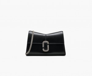 Marc Jacobs The St. Marc Chain Crossbody Veske Svarte Sølv | Norge_MJ40007