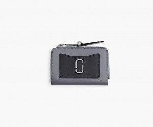 Marc Jacobs The Utility Snapshot Slim Bifold Lommebok Grå Multicolor | Norge_MJ36336