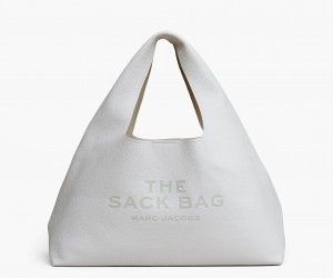 Marc Jacobs The XL Sack Skulderveske Hvite | Norge_MJ80008