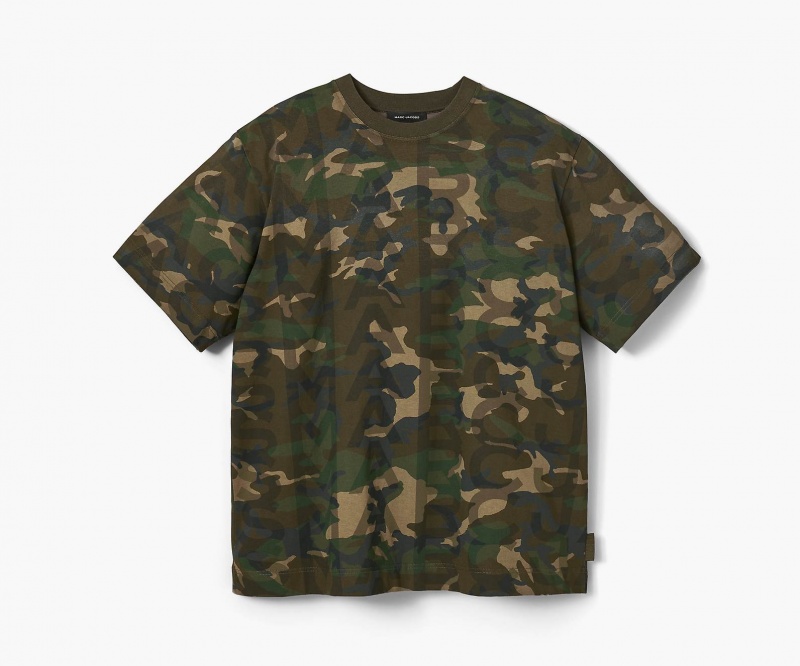 Marc Jacobs Camo Big T-skjorte Camouflage Multicolor | Norge_MJ40698