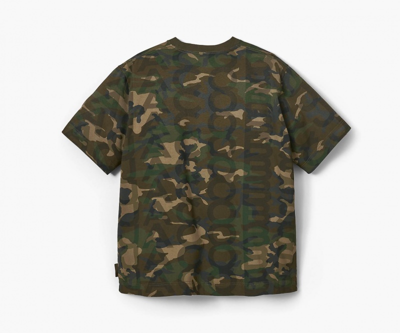 Marc Jacobs Camo Big T-skjorte Camouflage Multicolor | Norge_MJ40698