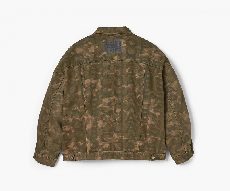 Marc Jacobs Camo Oversized Trucker Ytterklær Camouflage Multicolor | Norge_MJ46565