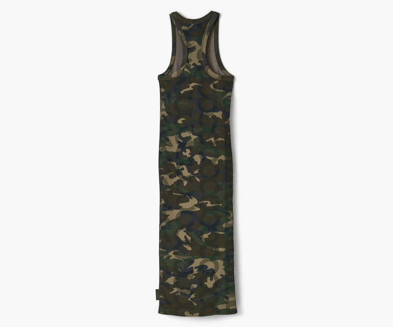 Marc Jacobs Camo Racer Rib Kjole Camouflage Multicolor | Norge_MJ99041