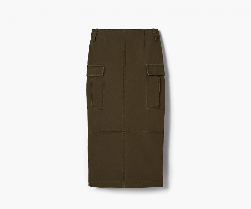 Marc Jacobs Cargo Canvas Slim Skirt Bukse Brune | Norge_MJ70165