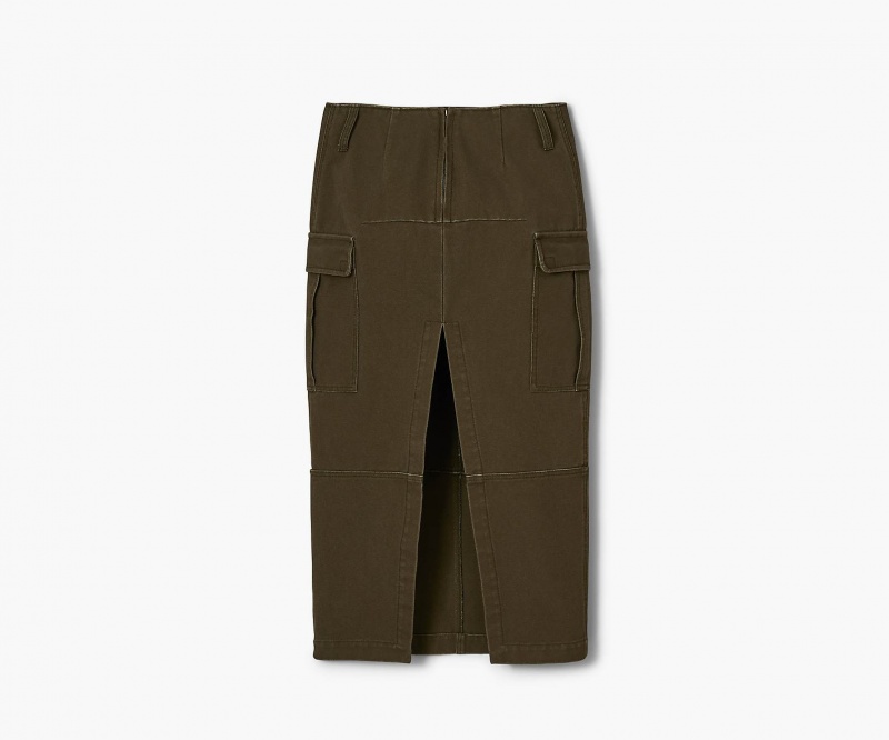 Marc Jacobs Cargo Canvas Slim Skirt Bukse Brune | Norge_MJ70165