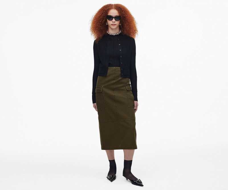 Marc Jacobs Cargo Canvas Slim Skirt Bukse Brune | Norge_MJ70165