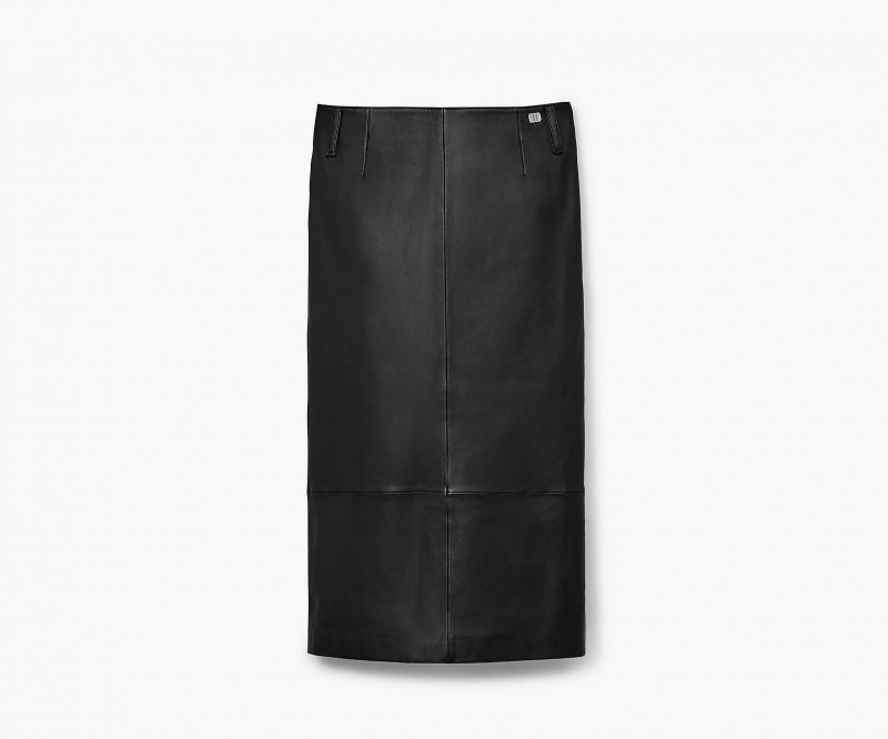 Marc Jacobs Lær Slim Skirt Bukse Svarte | Norge_MJ29047