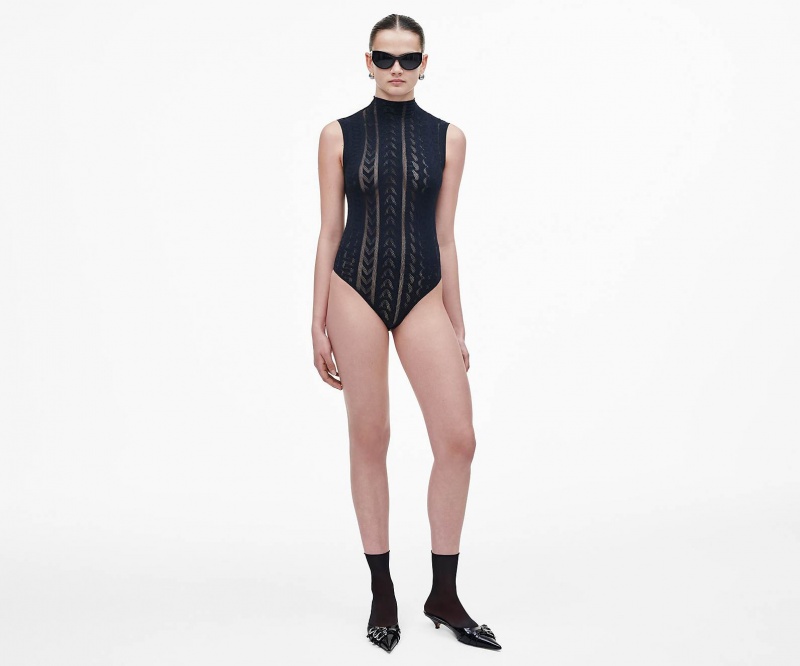 Marc Jacobs Seamless Monogram Bodysuit Topper Svarte | Norge_MJ96083