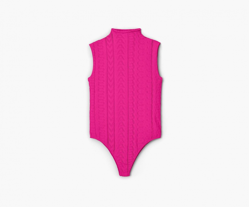 Marc Jacobs Seamless Monogram Bodysuit Topper Rosa | Norge_MJ85256