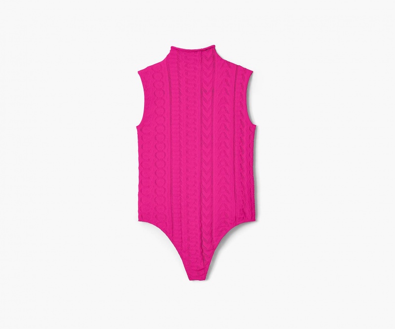 Marc Jacobs Seamless Monogram Bodysuit Topper Rosa | Norge_MJ85256