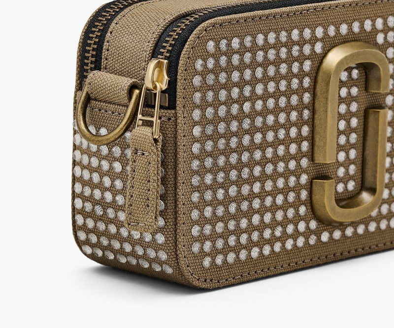 Marc Jacobs The Crystal Canvas Snapshot Crossbody Veske Grønn | Norge_MJ55014