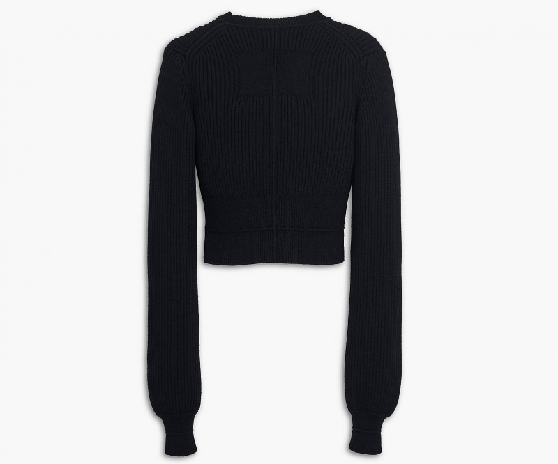 Marc Jacobs The Femme Crewneck Genser Topper Svarte | Norge_MJ80051