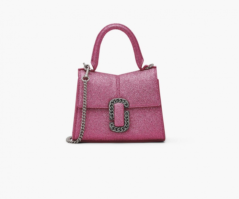 Marc Jacobs The Galactic Glitter St. Marc Mini Top Handle Mini Vesker Rosa | Norge_MJ96991