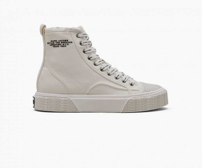 Marc Jacobs The High Top Sneakers Hvite | Norge_MJ13275