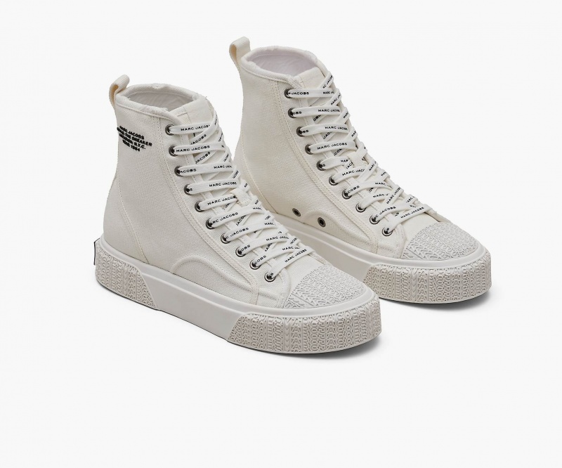 Marc Jacobs The High Top Sneakers Hvite | Norge_MJ13275