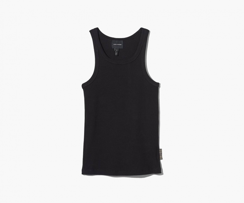 Marc Jacobs The Icon Rib Tank Topper Svarte | Norge_MJ95331