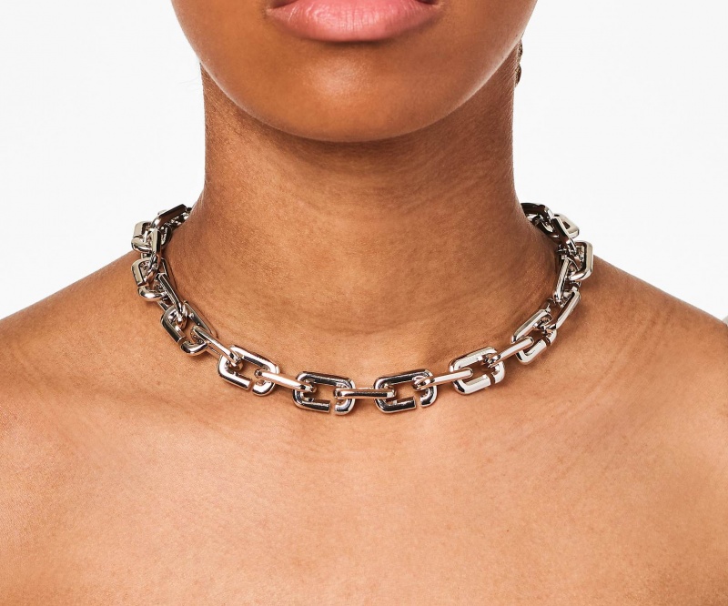 Marc Jacobs The J Marc Chain Link Halskjeder Sølv | Norge_MJ57641