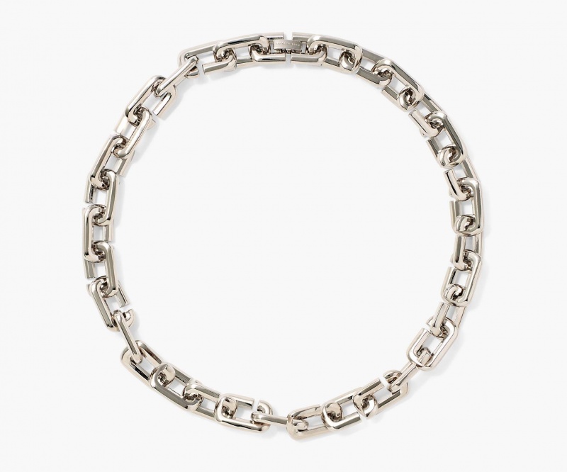 Marc Jacobs The J Marc Chain Link Halskjeder Sølv | Norge_MJ57641