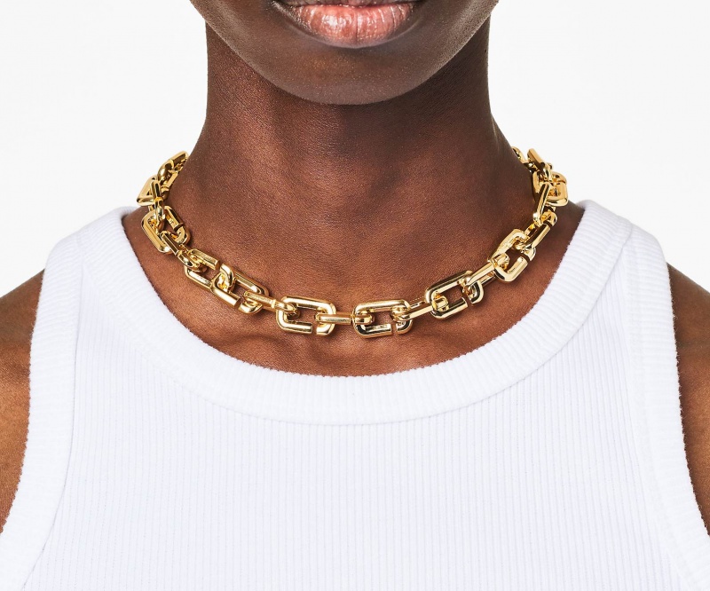 Marc Jacobs The J Marc Chain Link Halskjeder Gull | Norge_MJ26510