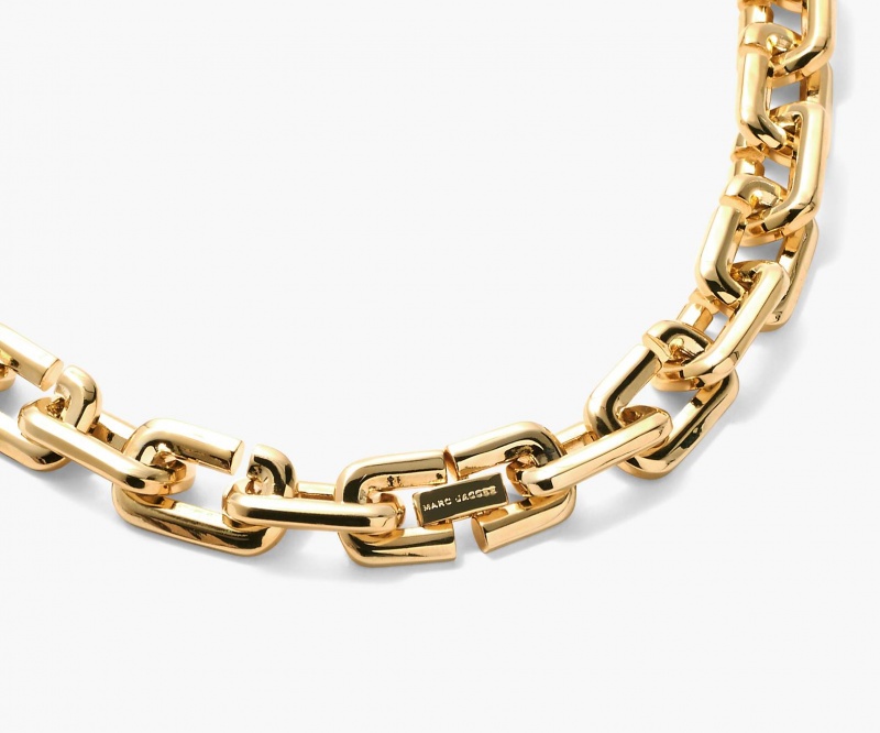 Marc Jacobs The J Marc Chain Link Halskjeder Gull | Norge_MJ26510