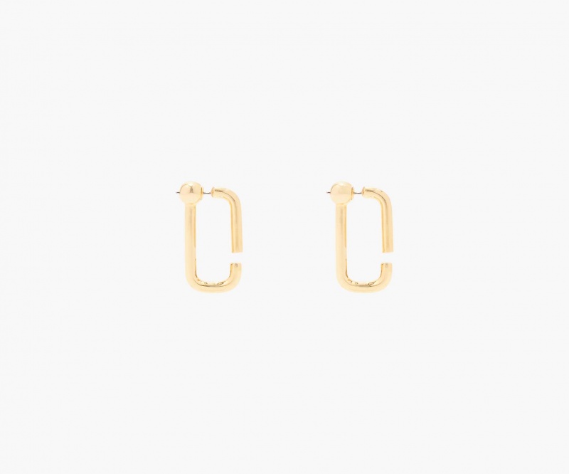 Marc Jacobs The J Marc Hoops Øredobber Gull | Norge_MJ55448