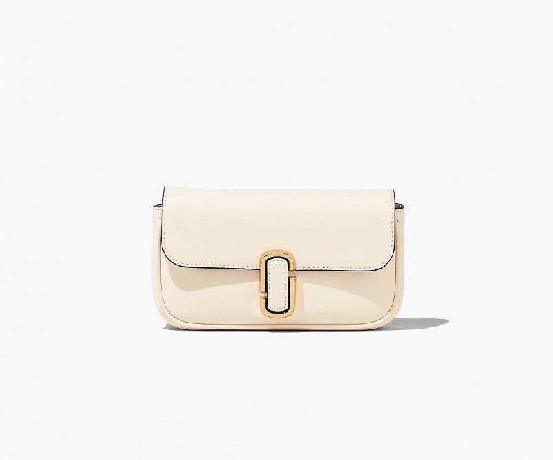 Marc Jacobs The J Marc Mini Shoulder Crossbody Veske Hvite | Norge_MJ52936