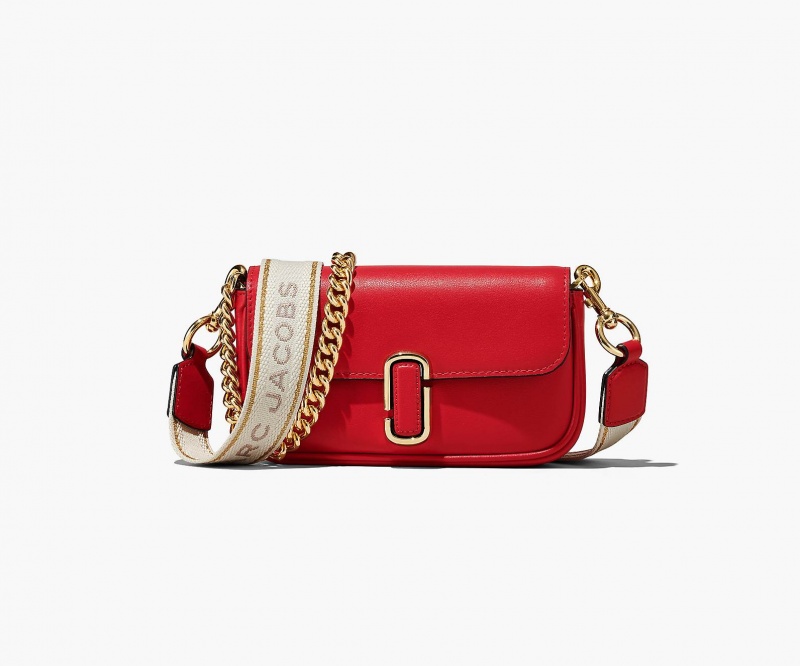 Marc Jacobs The J Marc Mini Shoulder Crossbody Veske Rød | Norge_MJ63663