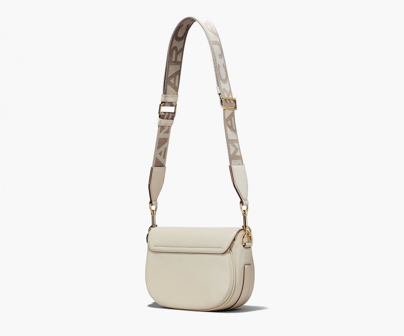 Marc Jacobs The J Marc Saddle Crossbody Veske Hvite | Norge_MJ65635