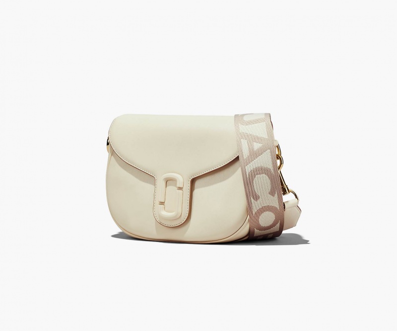 Marc Jacobs The J Marc Saddle Crossbody Veske Hvite | Norge_MJ65635