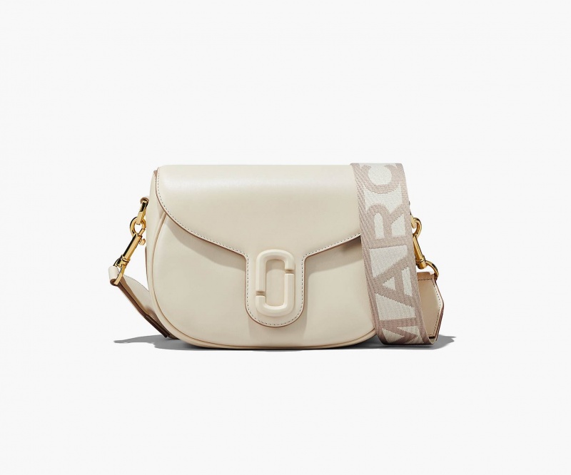 Marc Jacobs The J Marc Saddle Crossbody Veske Hvite | Norge_MJ65635