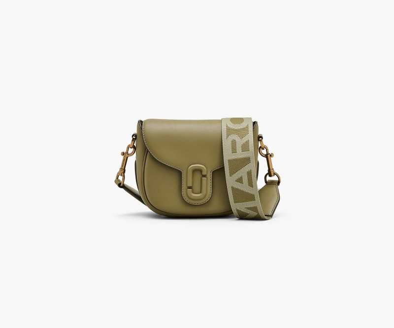 Marc Jacobs The J Marc Small Saddle Crossbody Veske Grønn | Norge_MJ85444