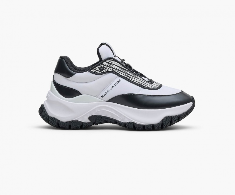 Marc Jacobs The Lazy Runner Sneakers Hvite Svarte | Norge_MJ69499